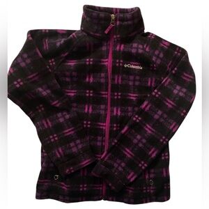 Columbia fleece jacket girls size M (10/12)